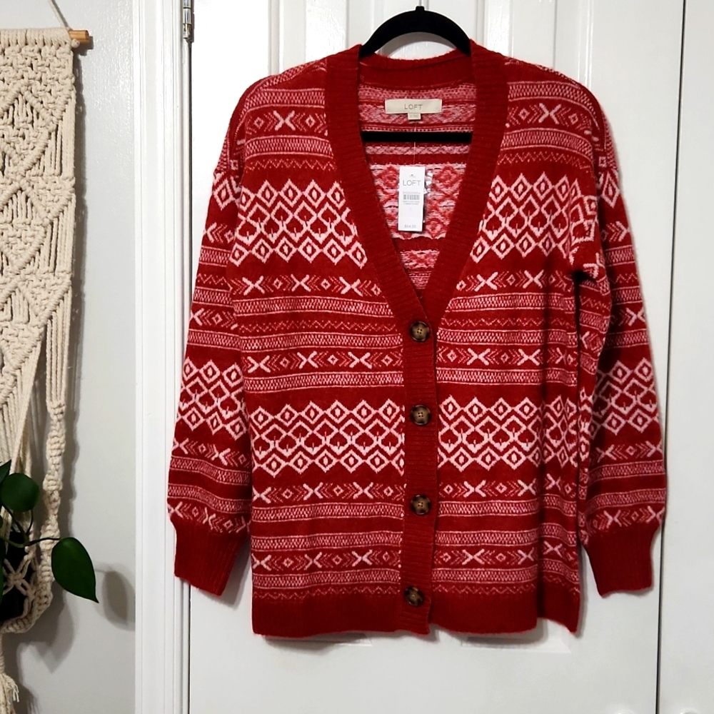 Loft Fair Isle Cardigan